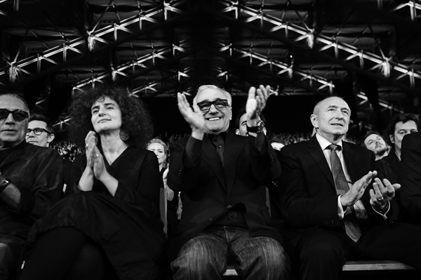 Martin Scorsese et Gérard Collomb